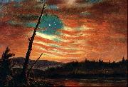 Frederick Edwin Church Our Banner in the Sky oil painting